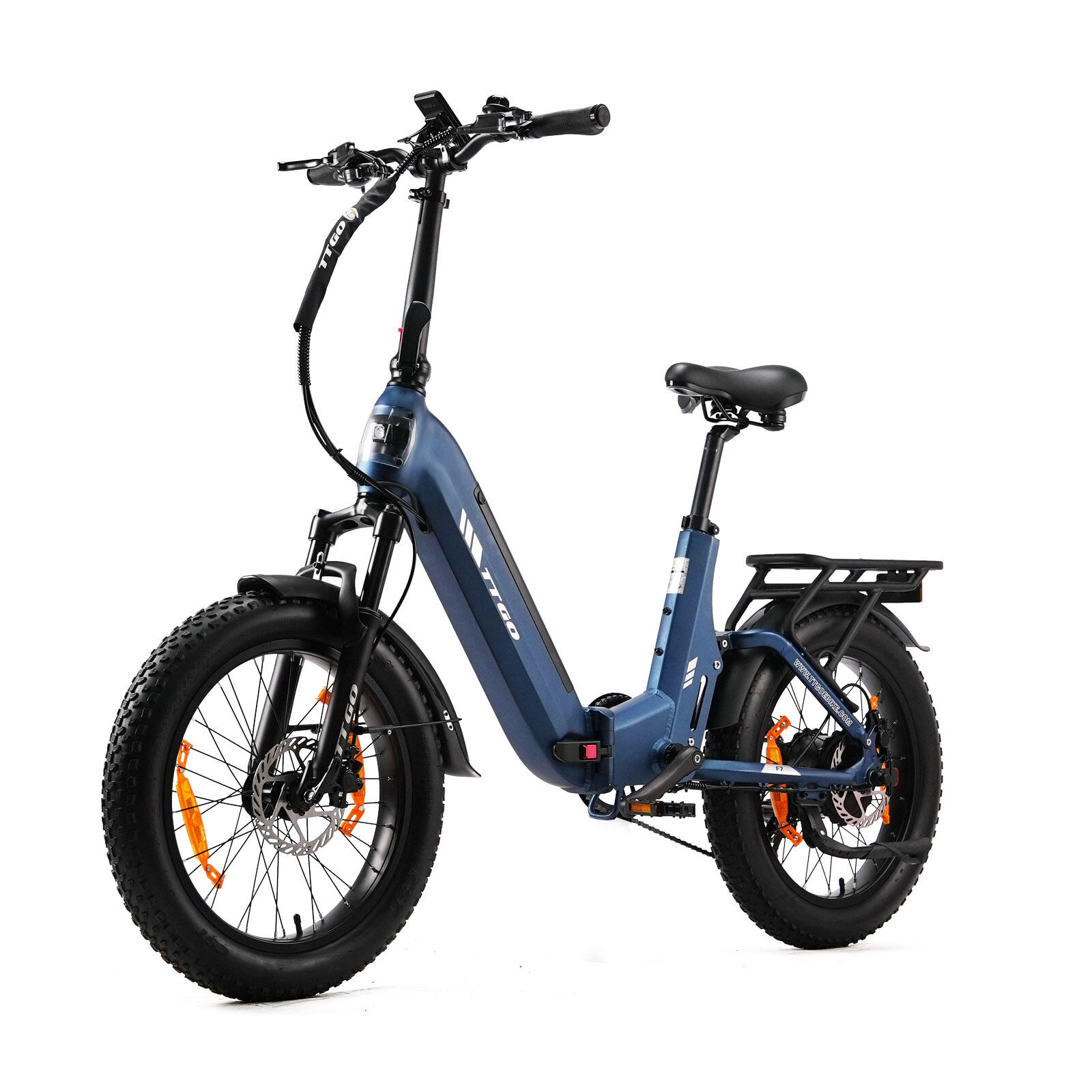 Skládací elektrokolo TTGO F7, baterie 48 V 15 Ah, motor 250 W 4/7