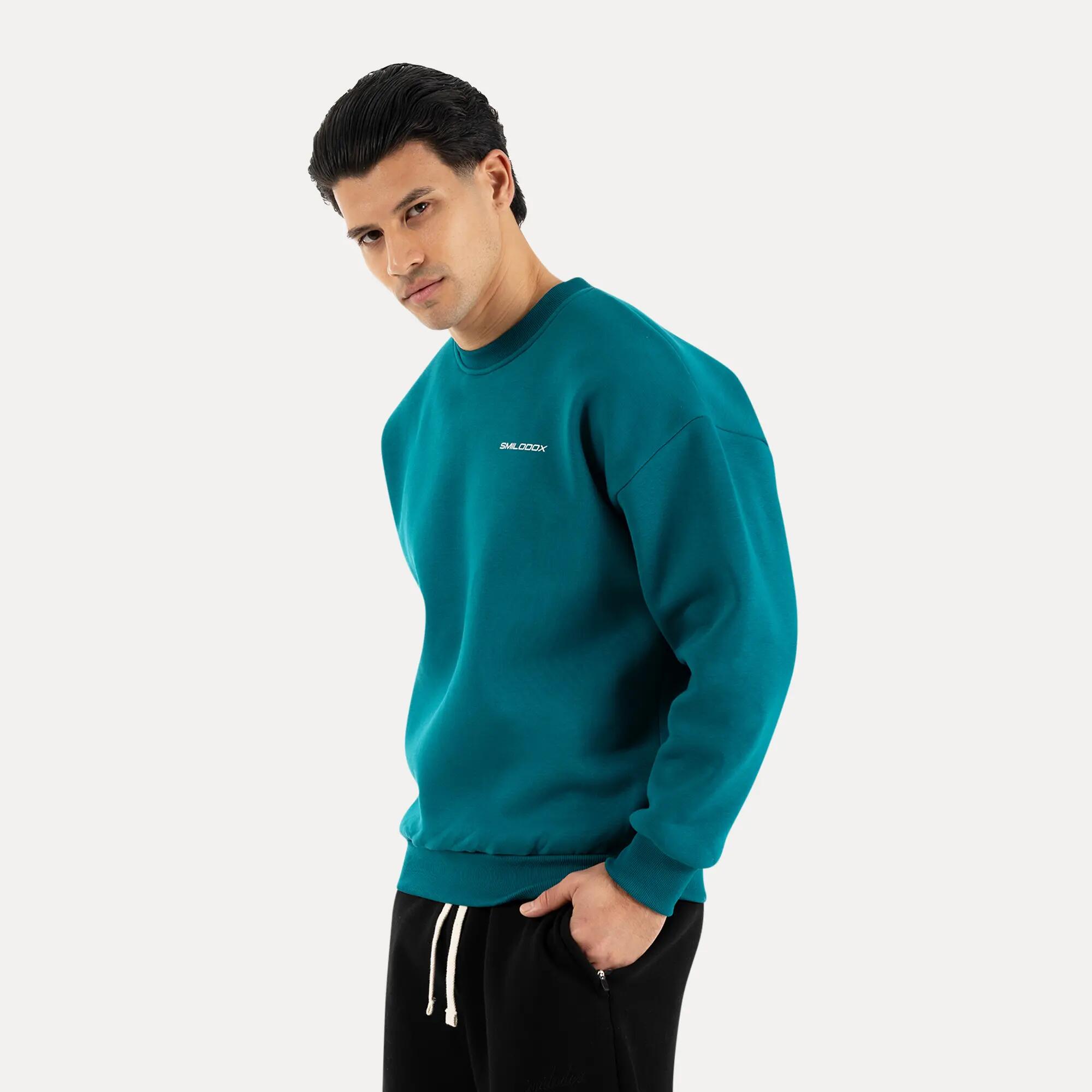 Herren Sweatshirt Tane Petrol 2/6
