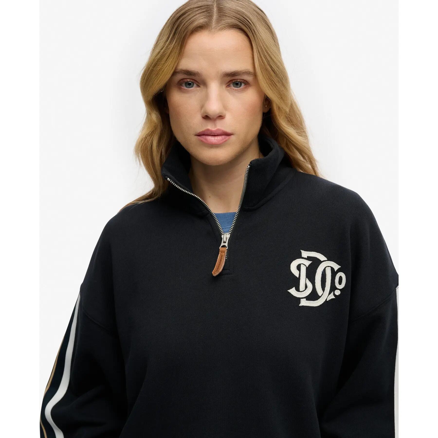 Sweatshirt 1/2 zip femme Superdry Country Club 6/6
