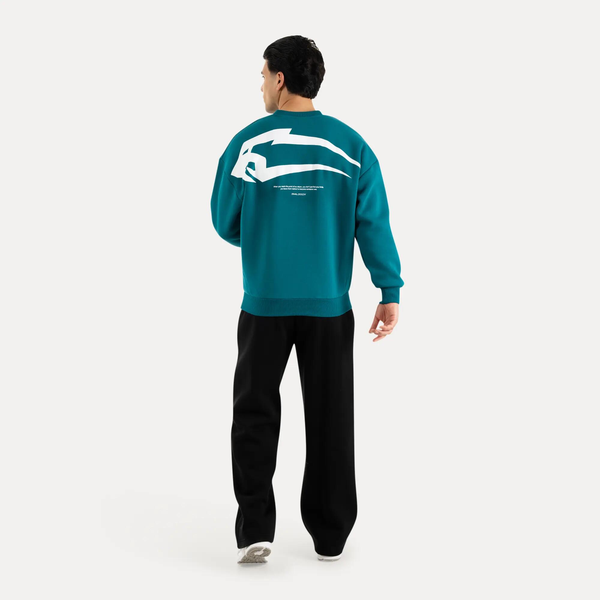 Herren Sweatshirt Tane Petrol 3/6
