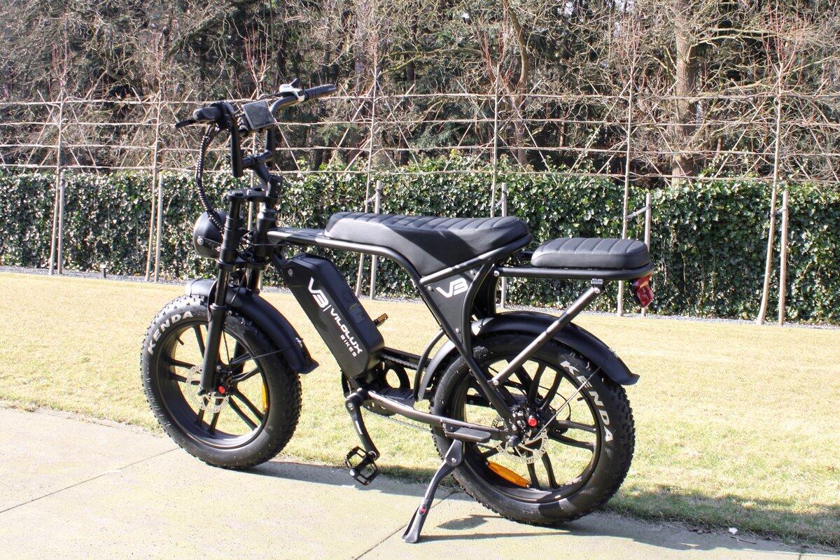 Fatbike V8/C80 PRO met achterzit - ZWART - Rijklaar geleverd 3/7