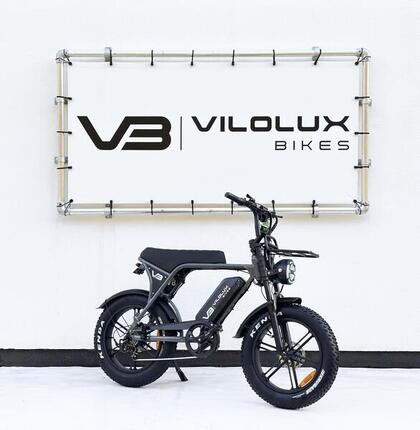 Fatbike V8/C80 PRO met voorrek - GRIJS - Rijklaar geleverd