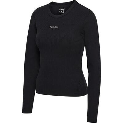 Dames-t-shirt met lange mouwen hummel foundation