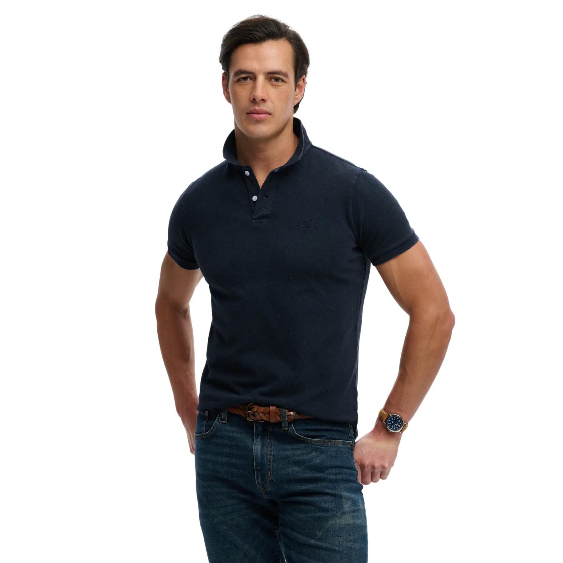 Polo Vintage Destroy Superdry 3/6