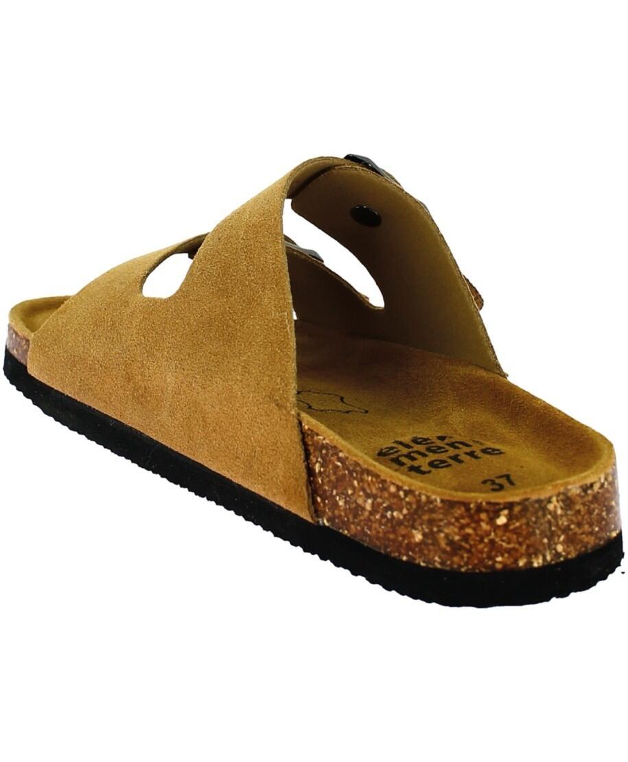 Sandales Cuir à 2 Brides Femme Elementerre Sandalma 41 Beige 5/6