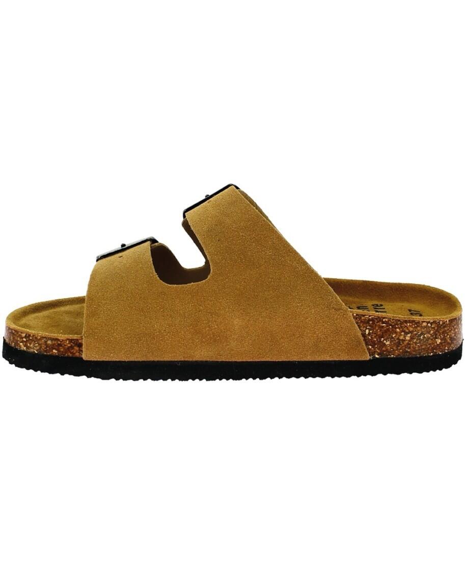 Sandales Cuir à 2 Brides Femme Elementerre Sandalma 41 Beige 4/6