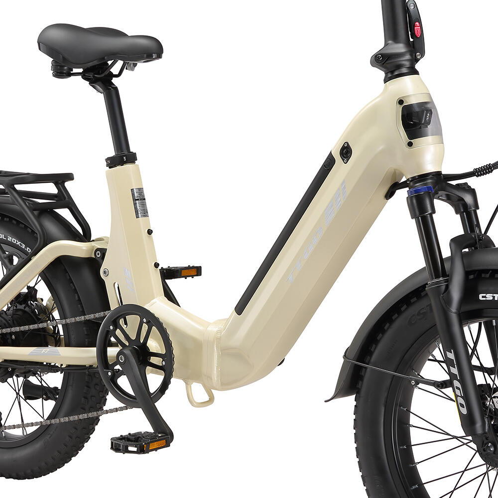 Skládací elektrokolo TTGO F7, baterie 48 V 15 Ah, motor 250 W 4/7
