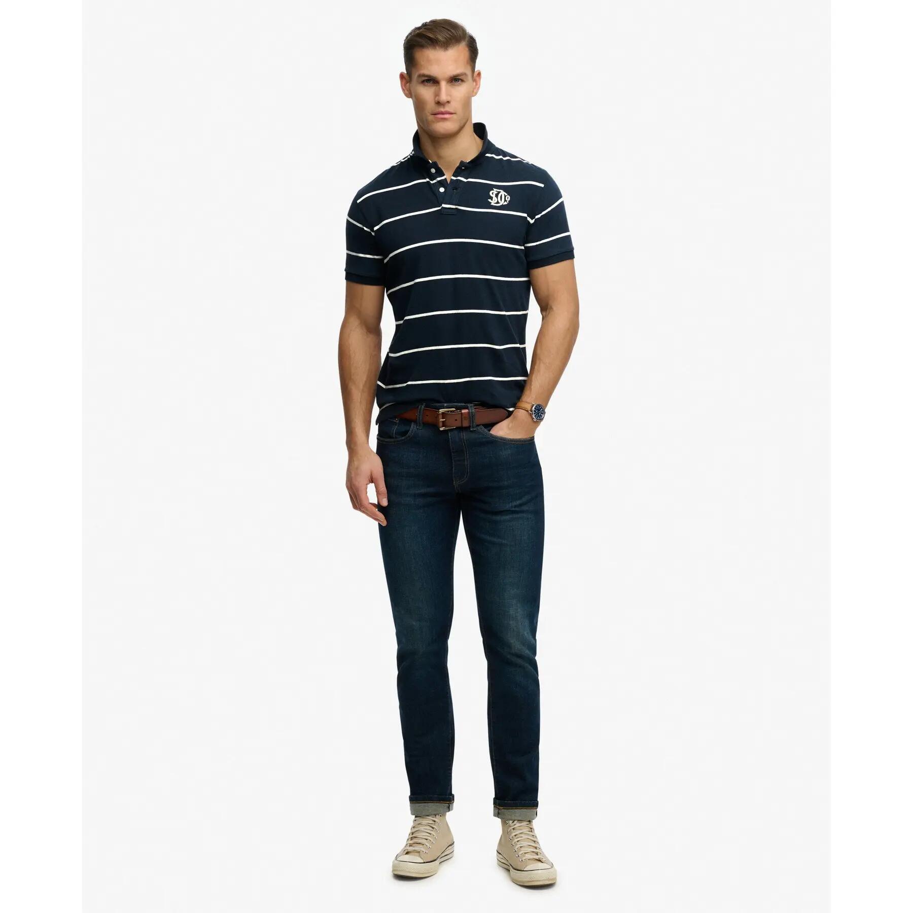 Koszulka polo w paski Superdry Vintage 3/6