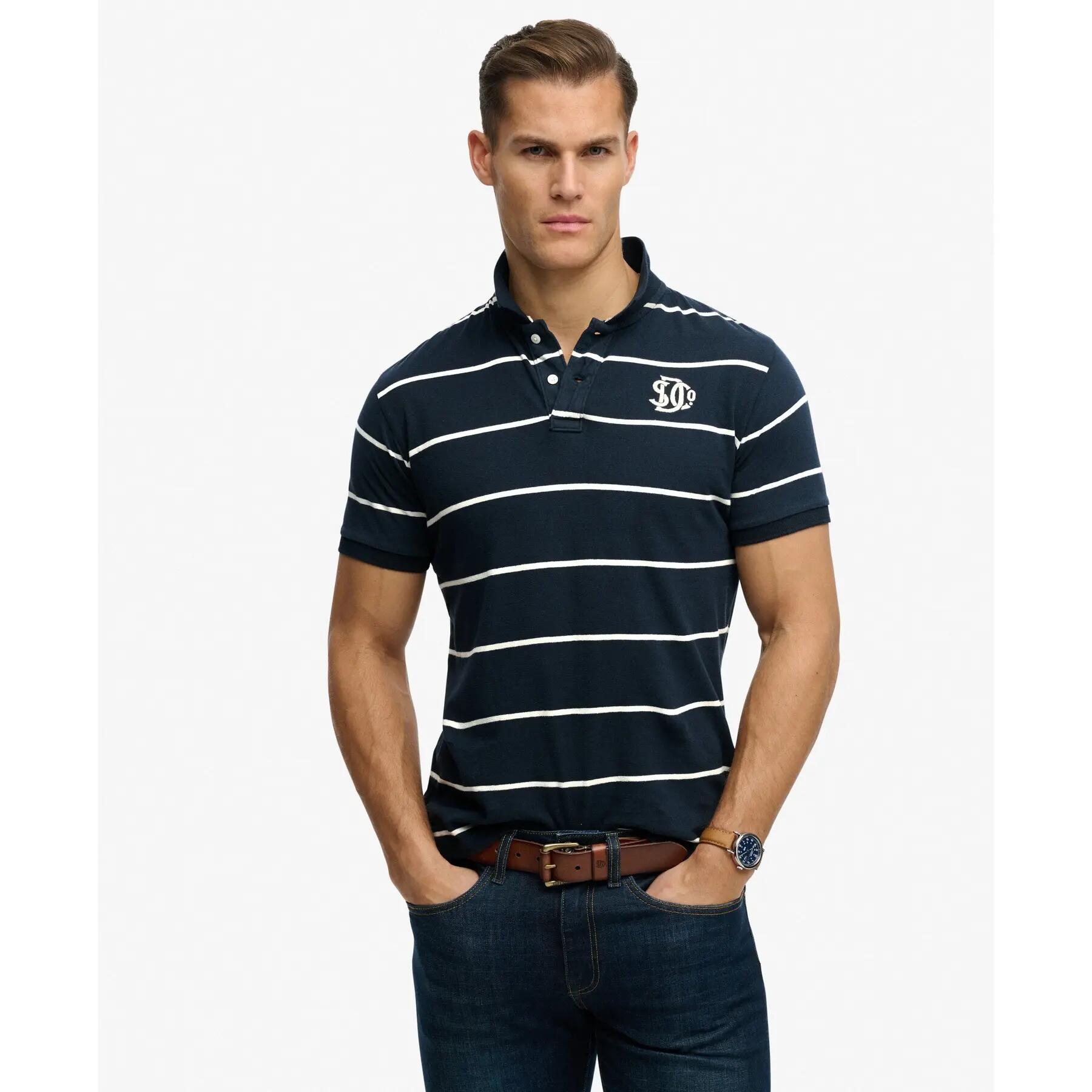 Koszulka polo w paski Superdry Vintage 2/6