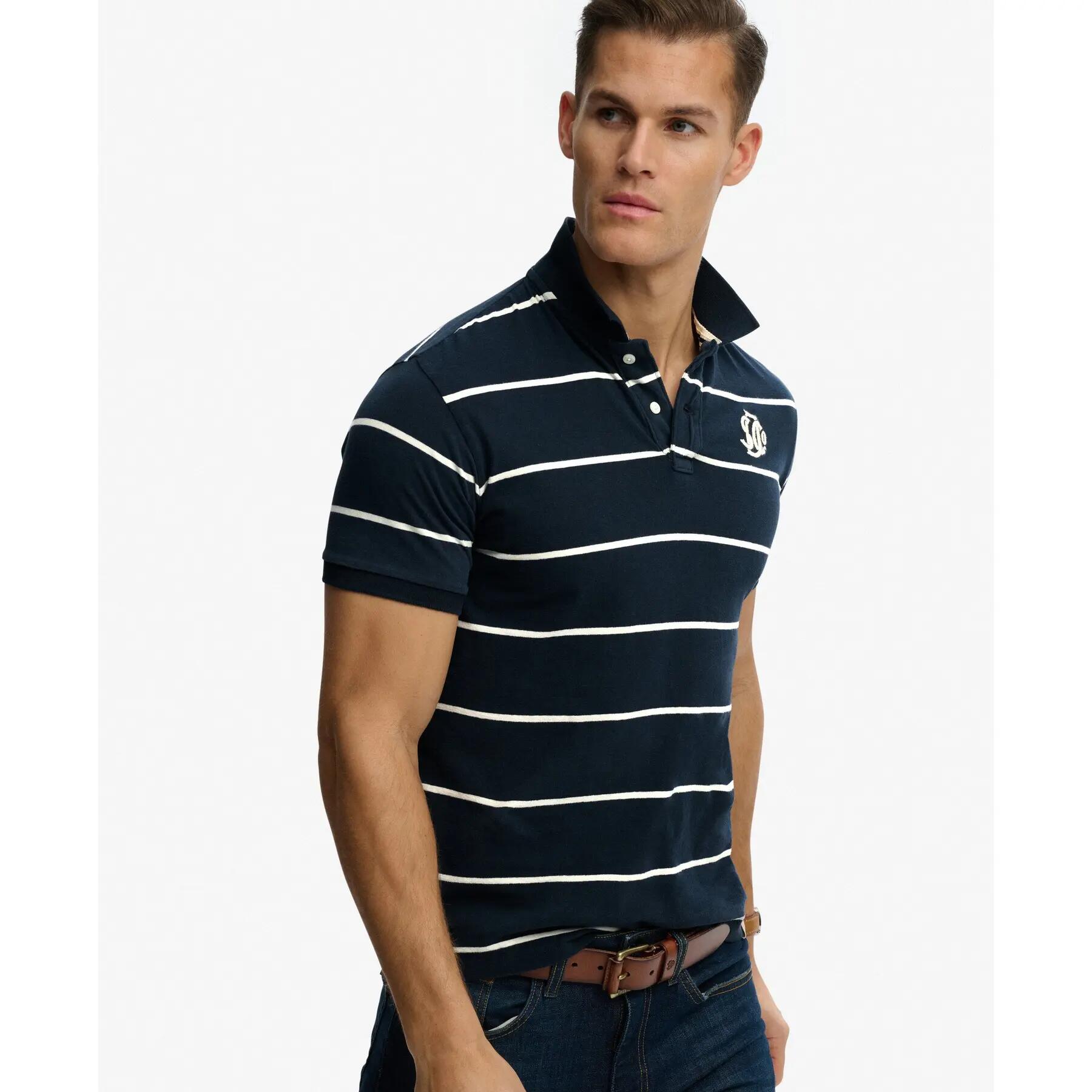 Koszulka polo w paski Superdry Vintage 5/6