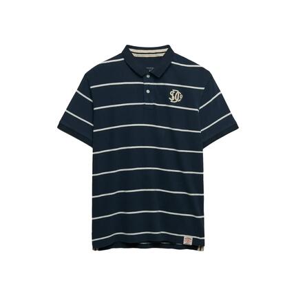 Koszulka polo w paski Superdry Vintage