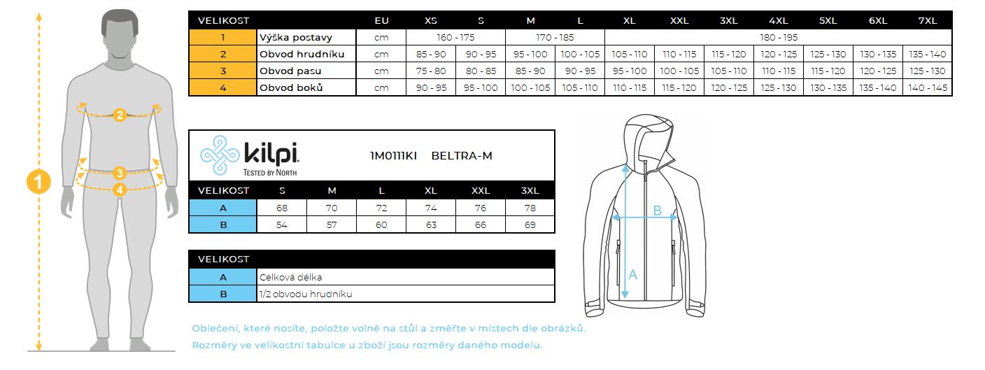 Giacca softshell da uomo Kilpi BELTRA-M 7/7