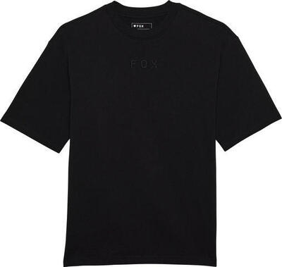 Fox head wordmark oversized t-shirt - korte mouw, crew neck