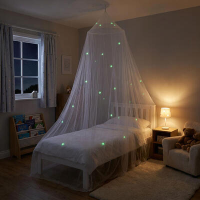 Breeze sereno stars klamboe met glow-in-the-dark sterren