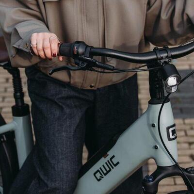 Qwic elan daily dames e-bike 28" - 625wh, shimano nexus 5, groen