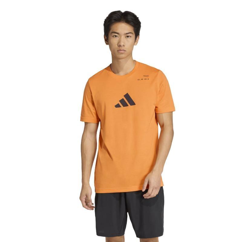 Camiseta Laranja Gráfica Padel da Adidas 5/5