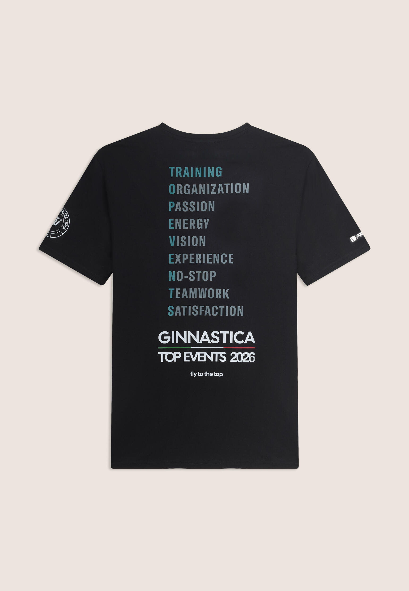T-shirt FGI Uomo TOP EVENTS 2026 con Maxi Stampa TRAINING 2/3