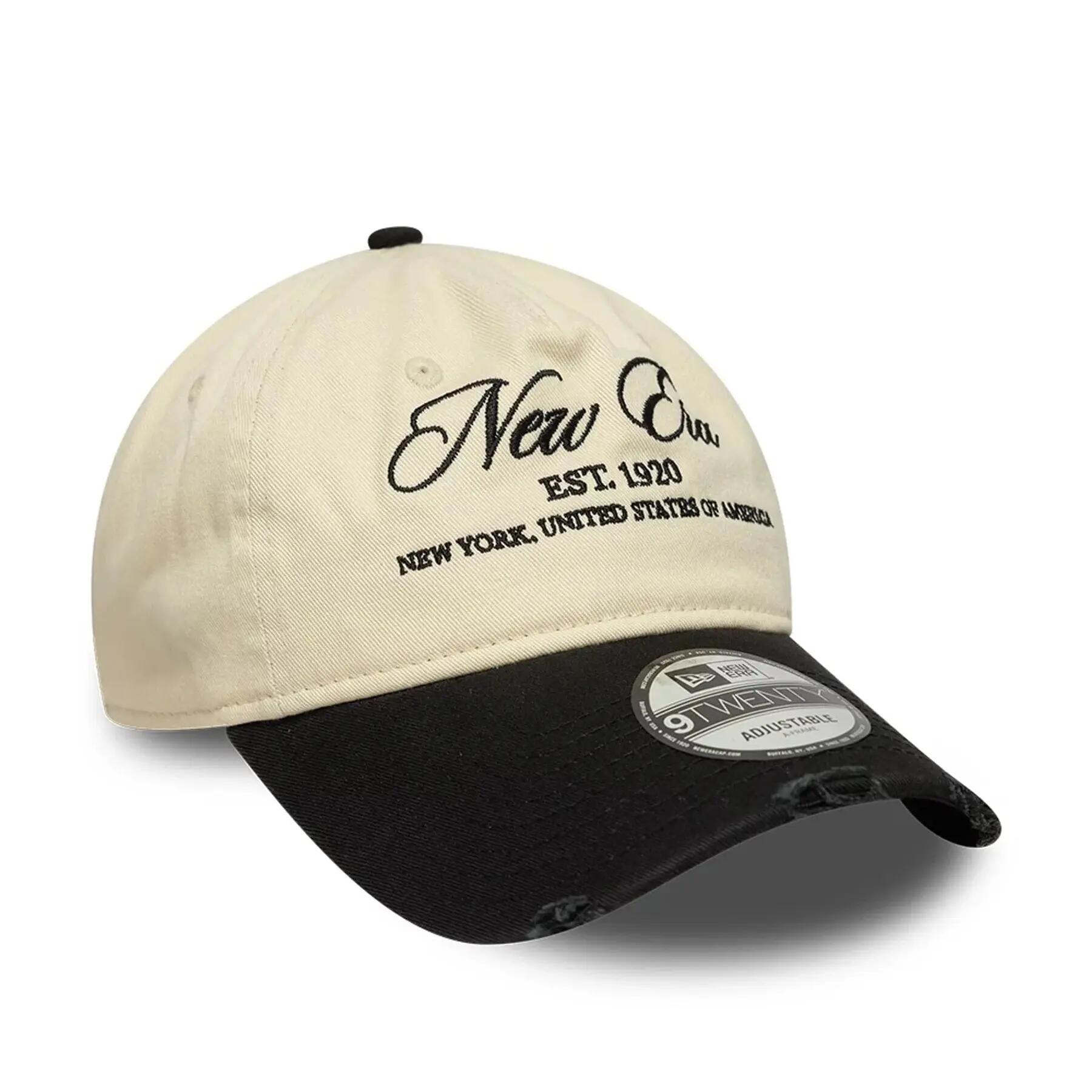 Boné de basebol New Era 9Twenty Wash Distress 3/5