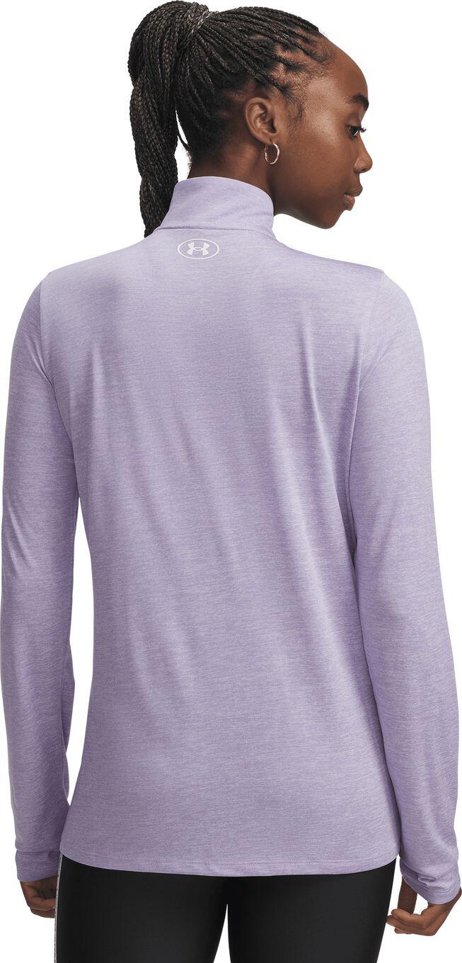 Haut 1/2 zip Under Armour Tech Twist Violet Femme 2/3