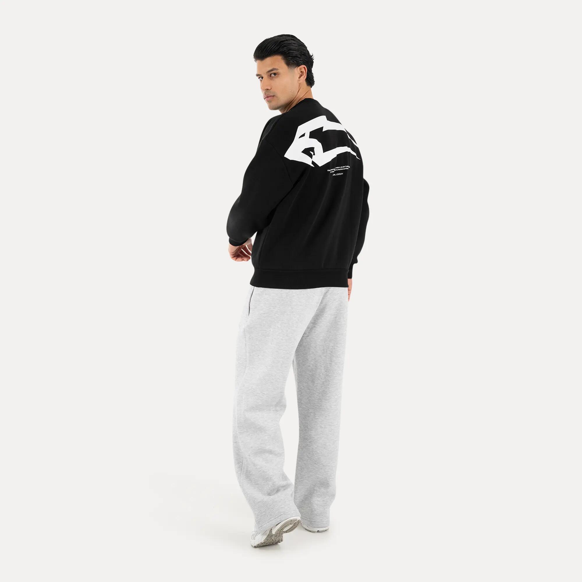 Herren Sweatshirt Tane Schwarz 3/6