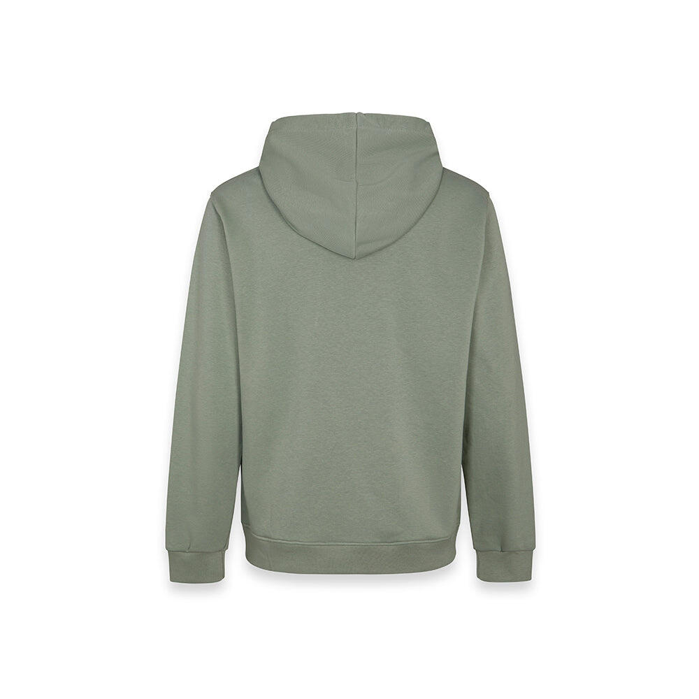 Felpa con cappuccio dal vibe street pulito VERDE POLVERE 2/3