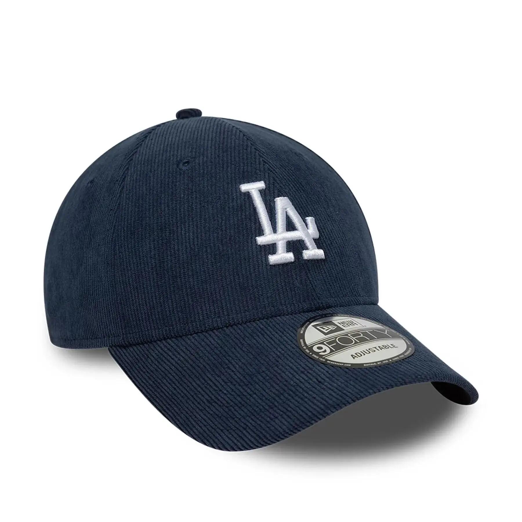 Casquette de baseball Los Angeles Dodgers New Era 9Forty Soft Cord 3/5