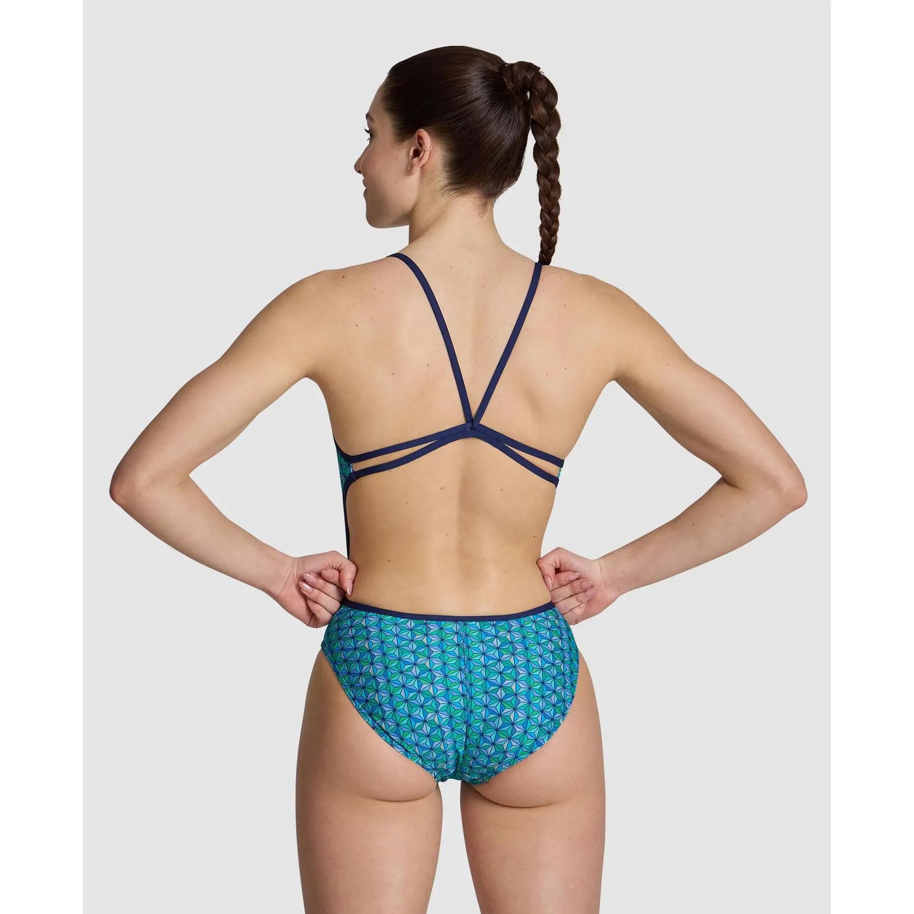 Maillot de bain 1 pièce femme Arena Starfish Lace 2/7