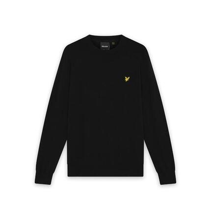 Pull col rond coton mérinos Lyle & Scott