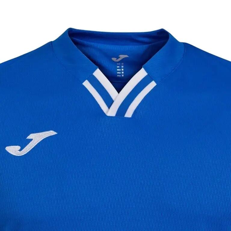 Maillot Manches Courtes Football Enfants Joma Toletum IV Bleu Roi 3/7
