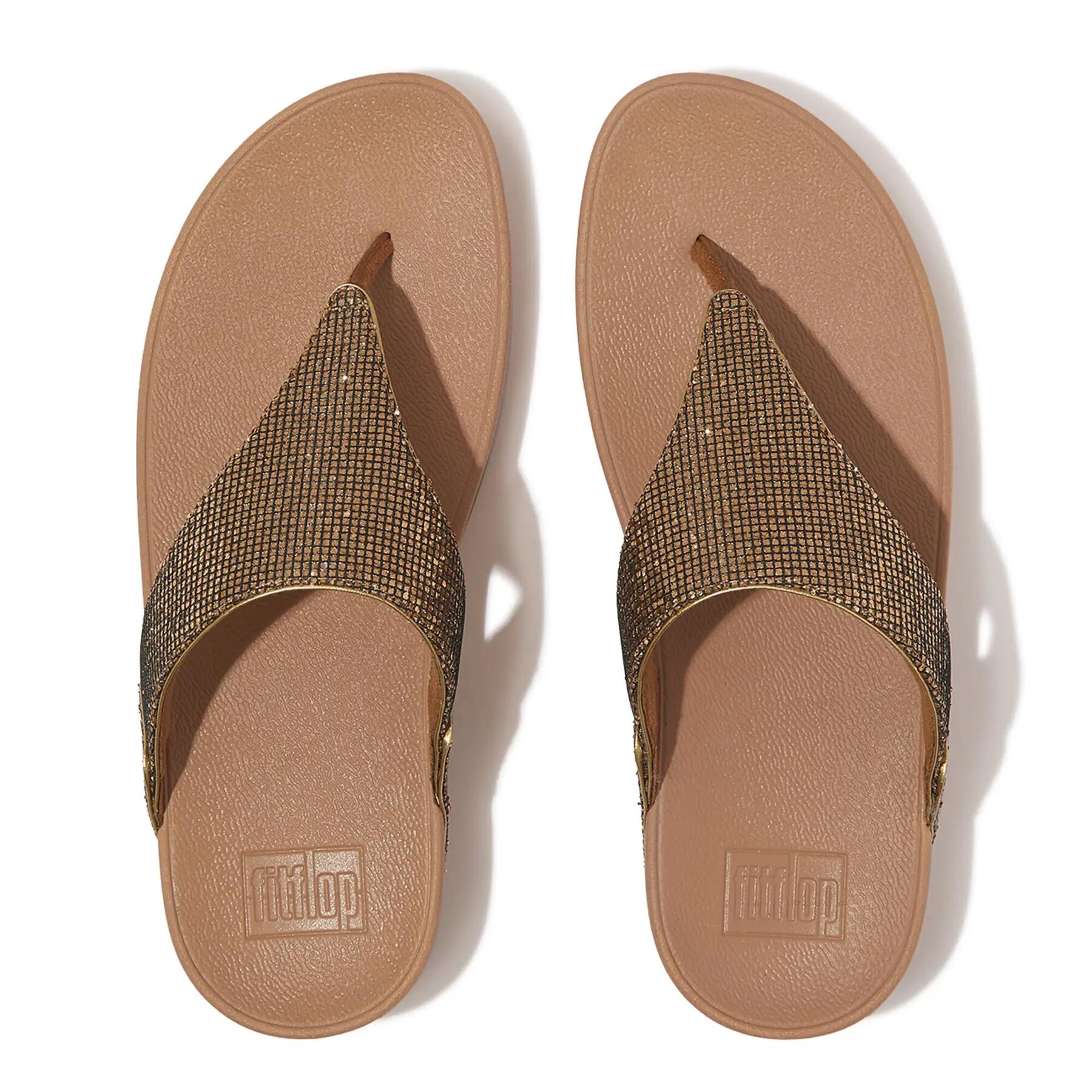Sandali da donna FitFlop Lulu Toe Post - Glitterball 4/7