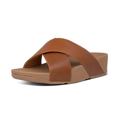 Leren sandalen voor vrouwen fitflop lulu cross slide