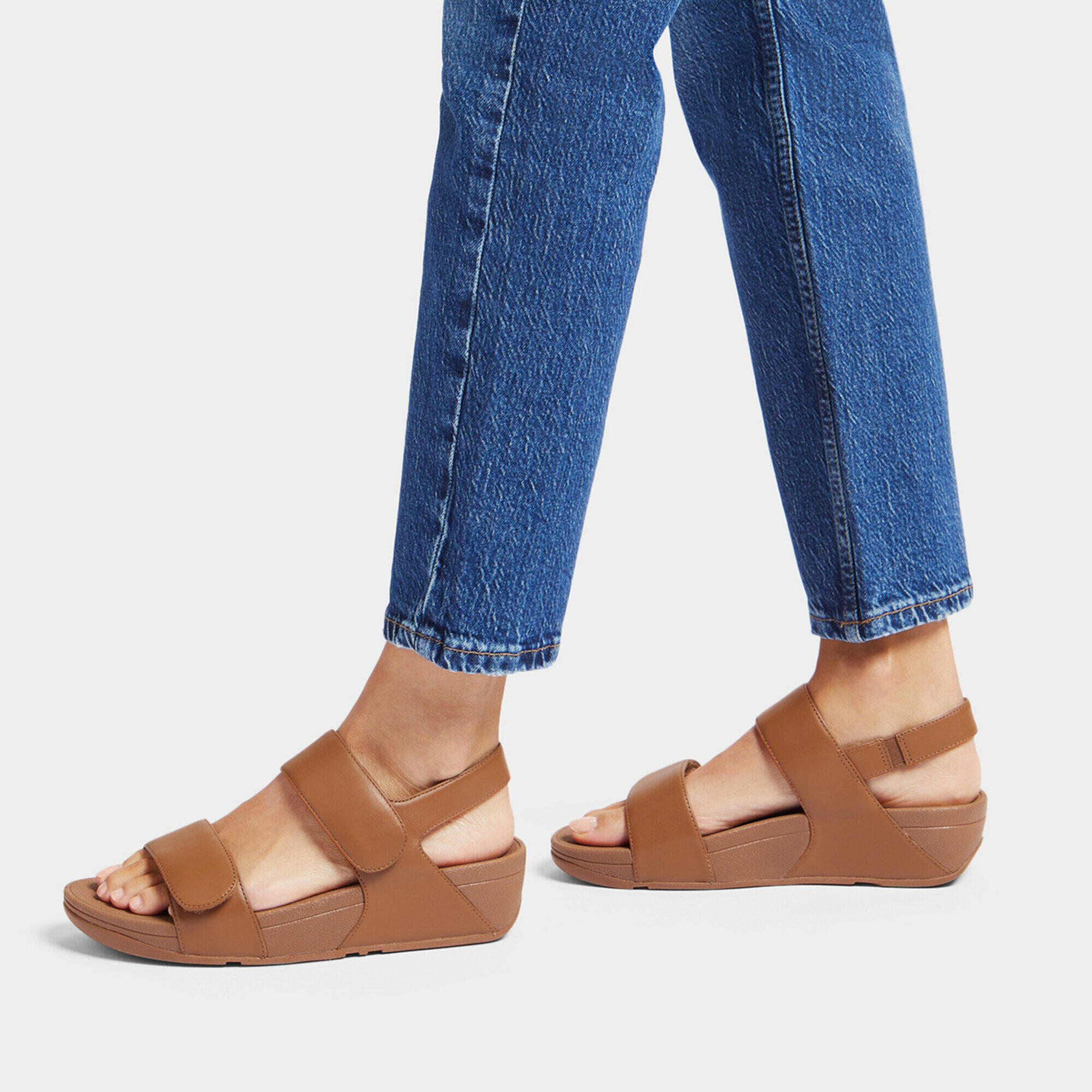 Sandales à bride arrière en cuir réglables femme FitFlop Lulu 2/7