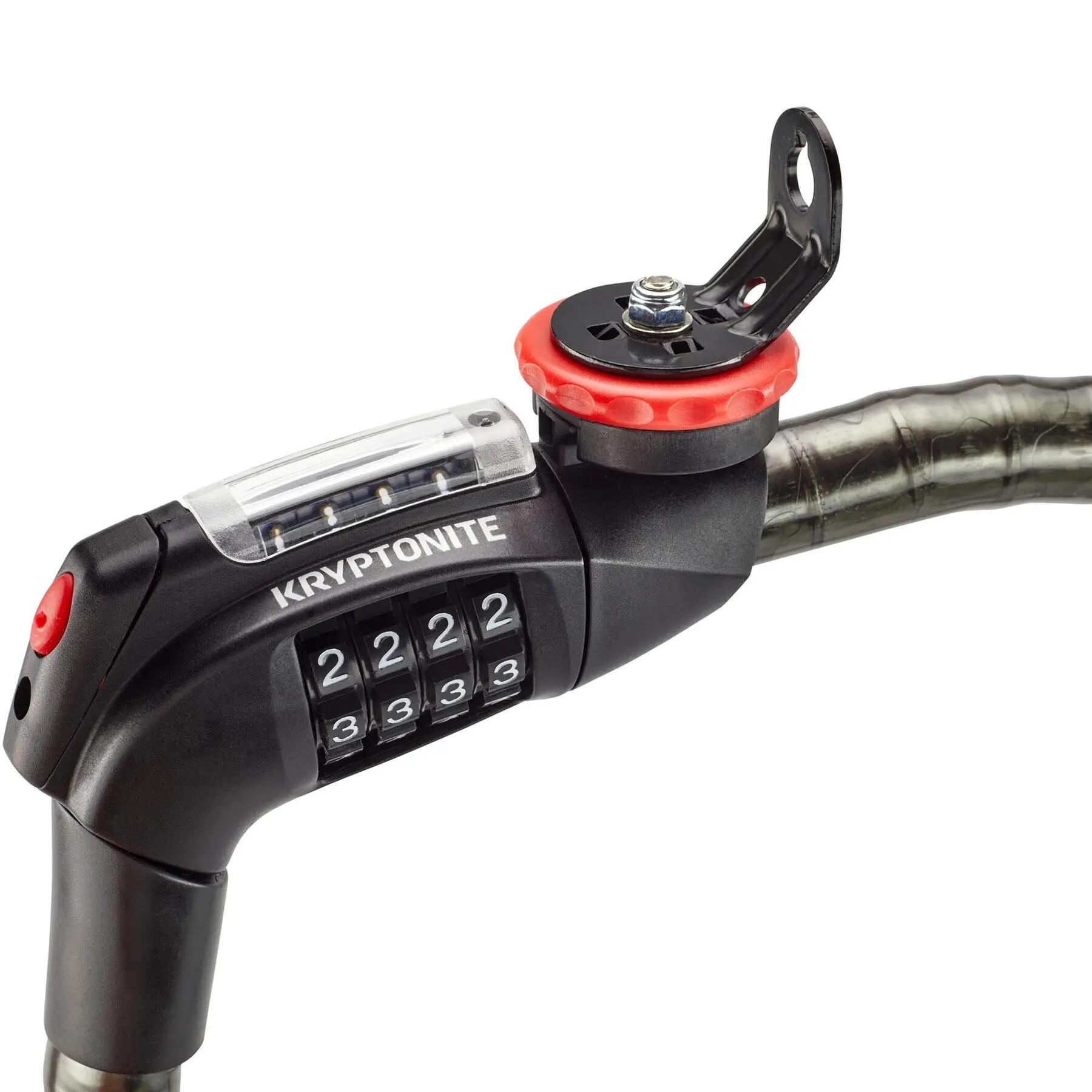 Serratura a cavo con codice Kryptonite Kryptoflex 4/4