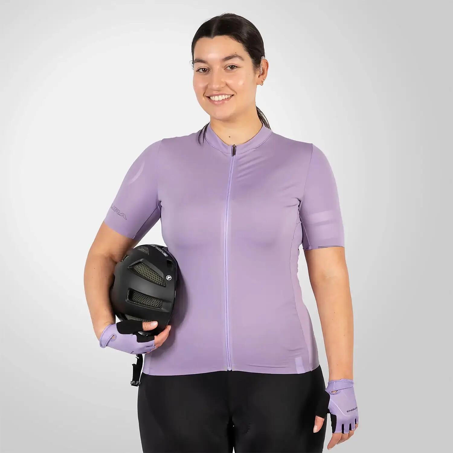 Endura Pro SL Women's Short Sleeve Jersey Purple 3/5