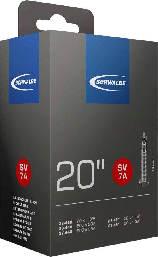 Dętka SCHWALBE #7s 28/37-438/451 SV40 20 cali