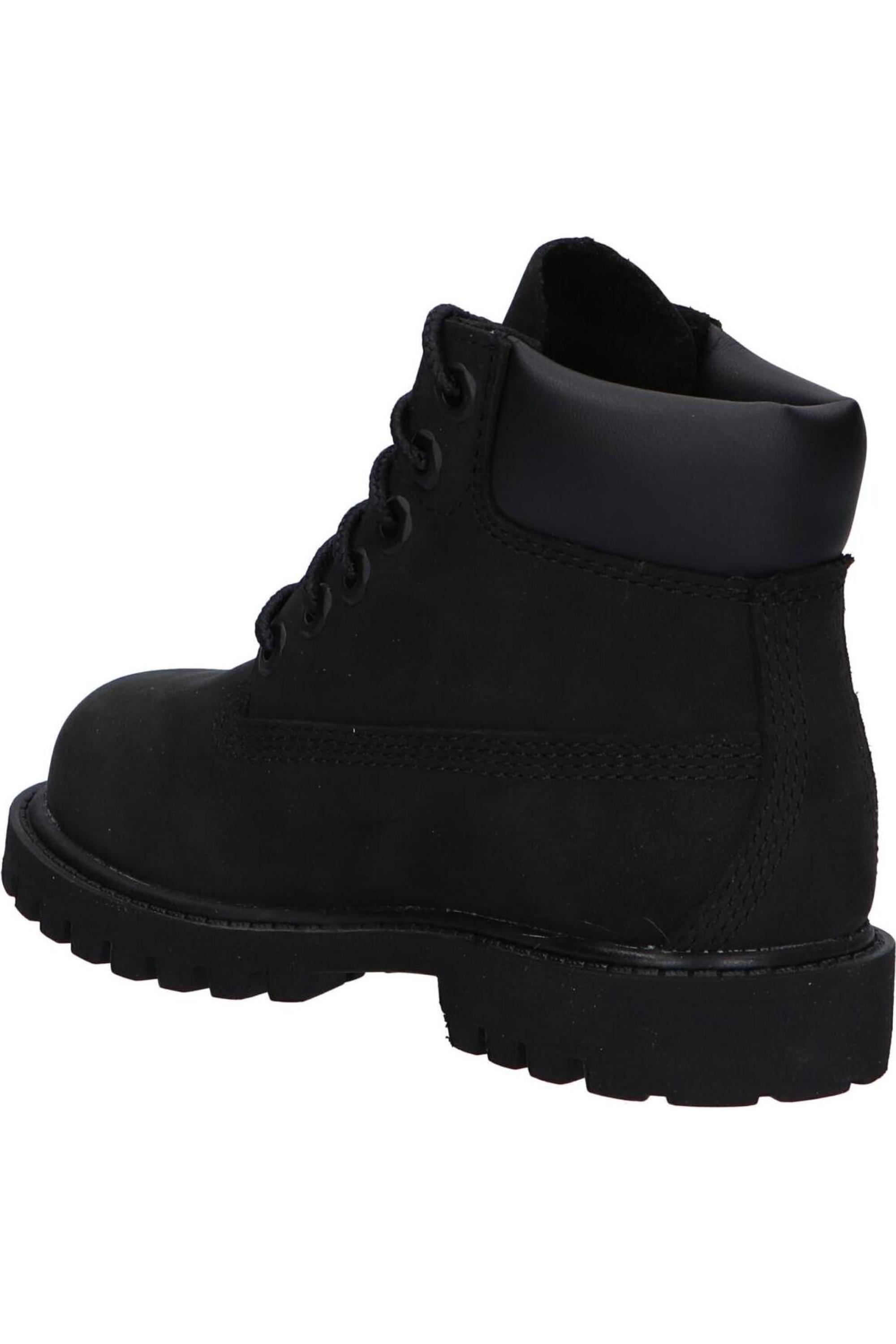 Timberland 6" Premium Boot Black Nubuck (Toddler) 5/5