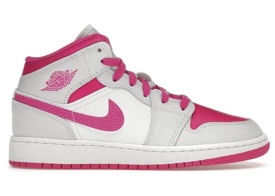 Jordan 1 Mid Fire Pink (GS)