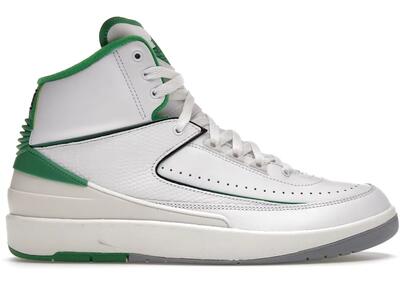 Schoenen - basketbal - unisex - air jordan 2 retro lucky green - wit/green/sail.