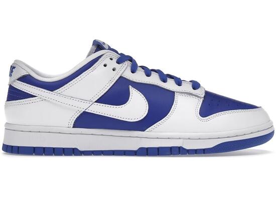 Scarpe - walking - uomo - basse in pelle - Dunk Low - Racer Blue/White