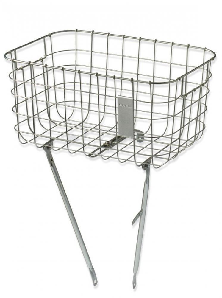 Panier de vélo avant « Robin » argent 2/3