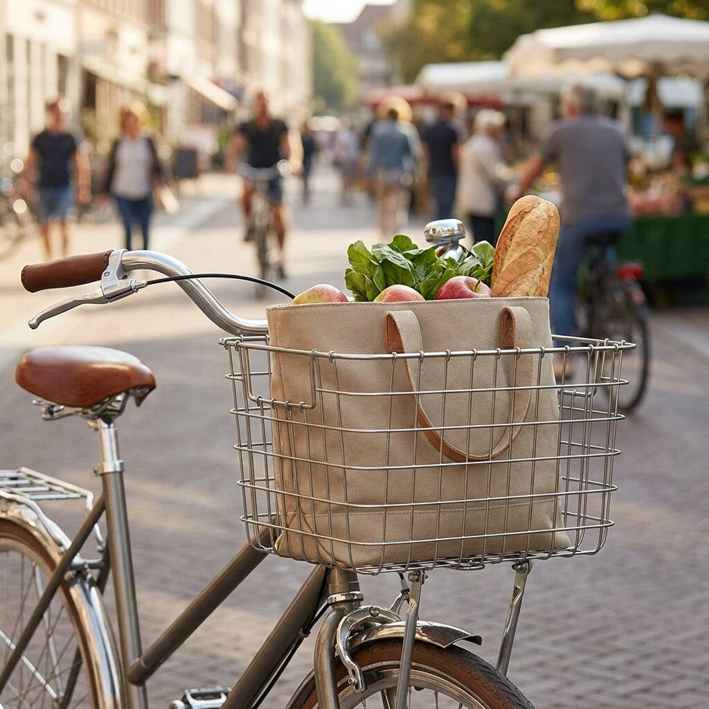 Panier de vélo avant « Robin » argent 3/3