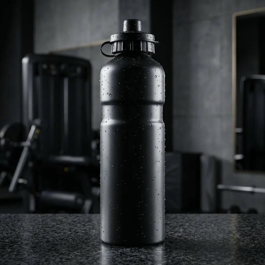 Point Trinkflasche Alu 750 ml Farbe schwarz 1/3