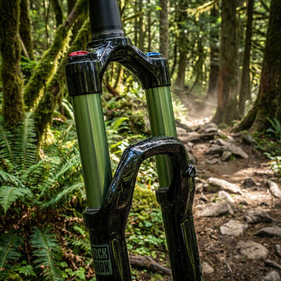 Rockshox lyrik ultimate rc2 verende voorvork 27,5" boost 140 mm groen