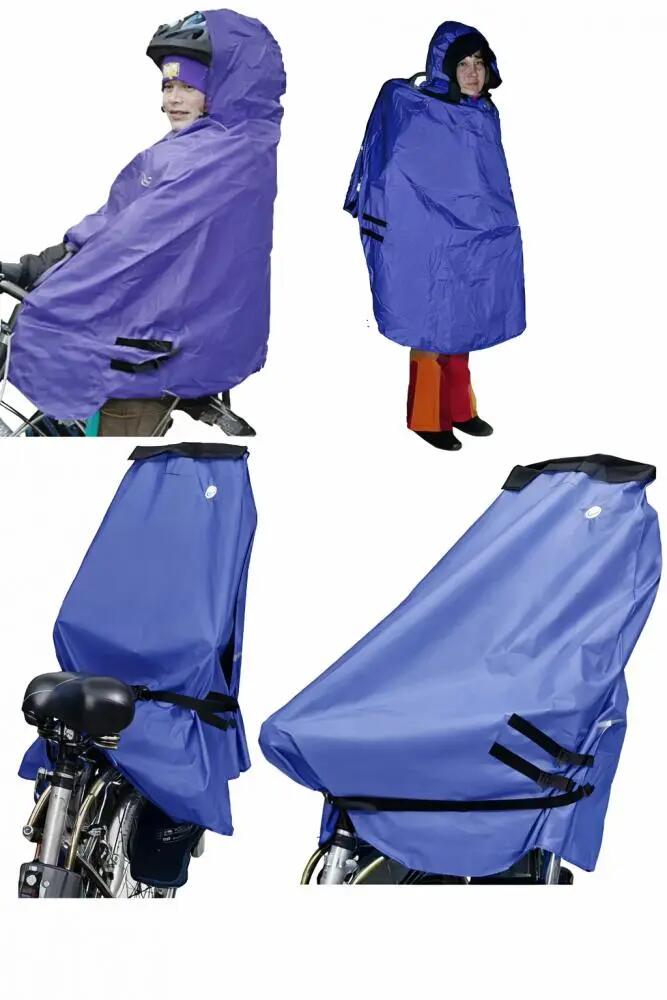 Lunari Lucky Cape Quick Regenhoes, Electric Blue, 1size 2/3