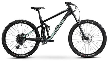 RIOT AM UNIVERSAL MTB Fully in black/super light green-matt