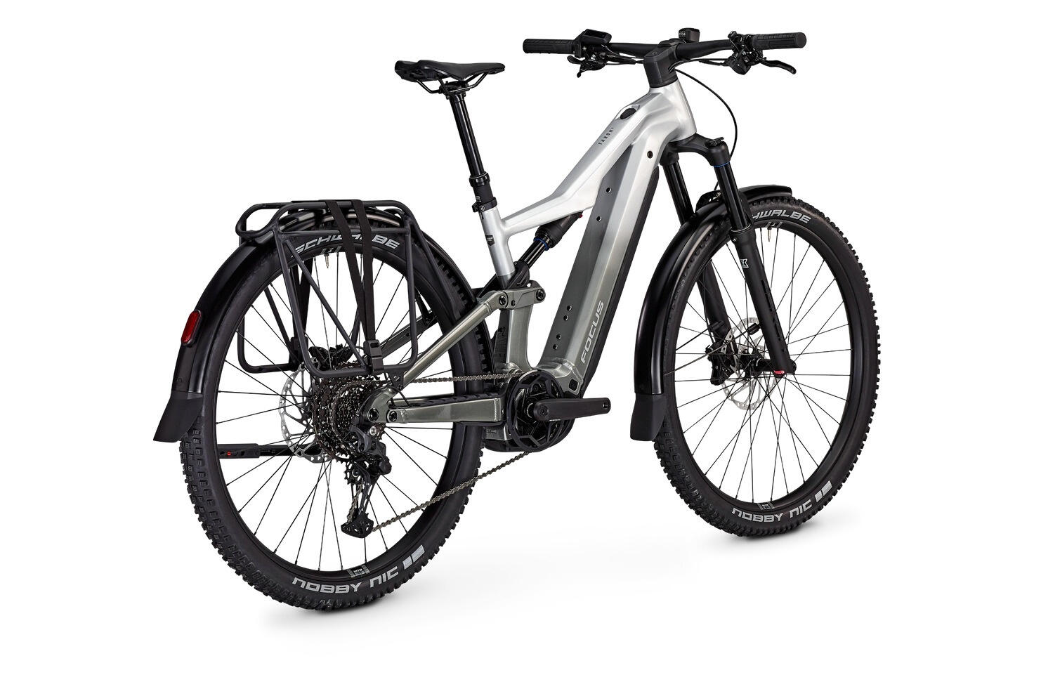 THRON² 6.7 EQP E-Mountainbike in Nepalsilver/Steelgrey 3/4