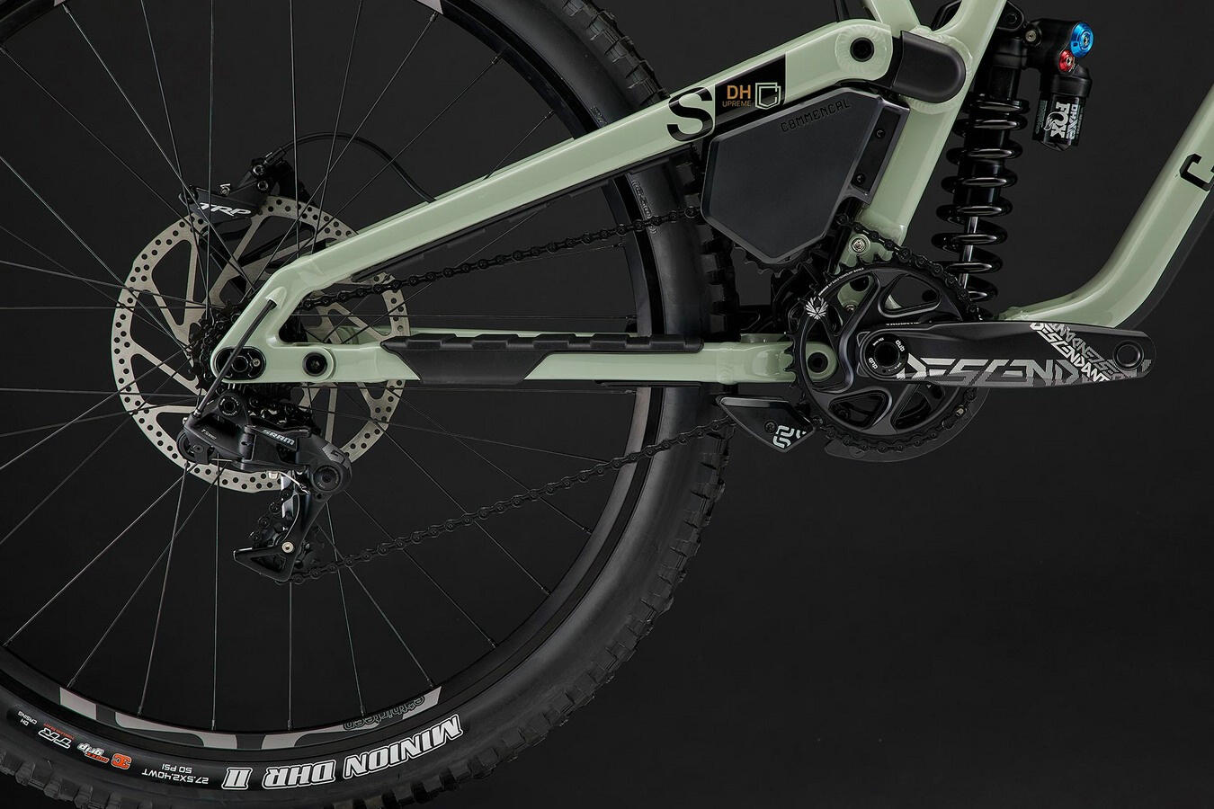 SUPREME DH V5 ESSENTIAL MTB Fully in Heritage Green 5/6