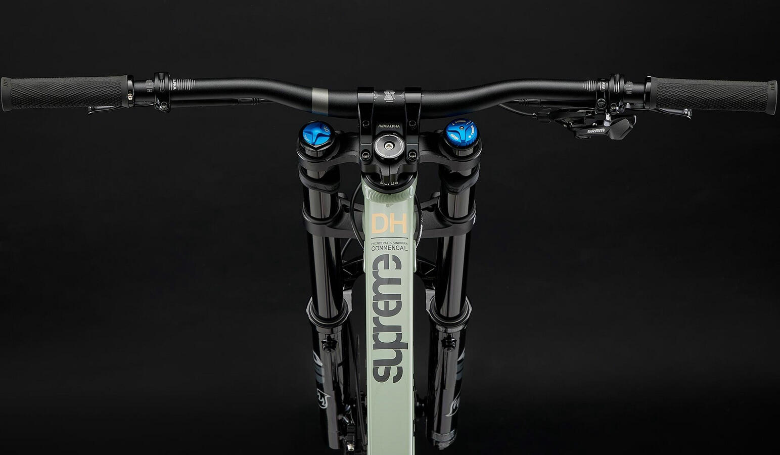 SUPREME DH V5 ESSENTIAL MTB Fully in Heritage Green 4/6