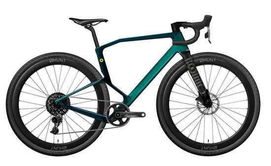 Ruut CF 0 Gravel Plus Gravelbikes & Cyclocross Bikes in Emerald/Black