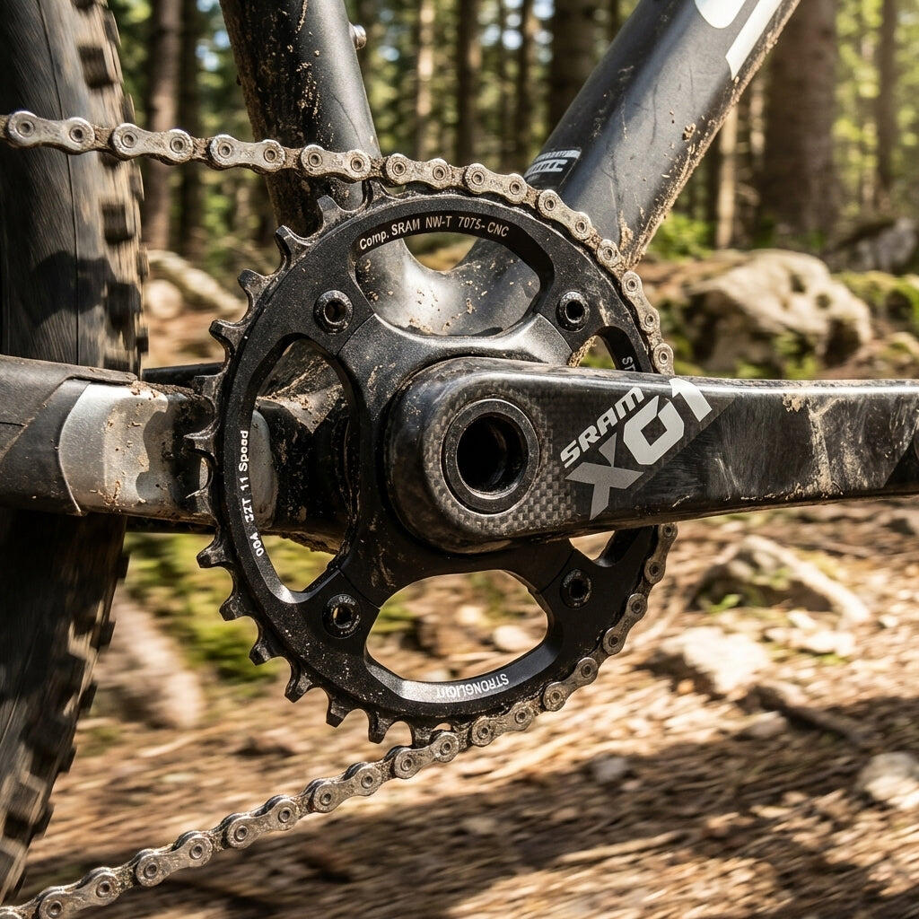 Kettingblad Stronglight MTB Sram 1x11 voor X01 4-arm 34T zwart BCD 94mm 2/3